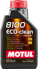 Motul 8100 Eco-clean 0W-20 Synthetic Fuel Economy Oil